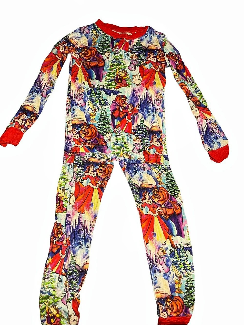 3T Showstoppers Christmas Beauty and the Beast Pajamas